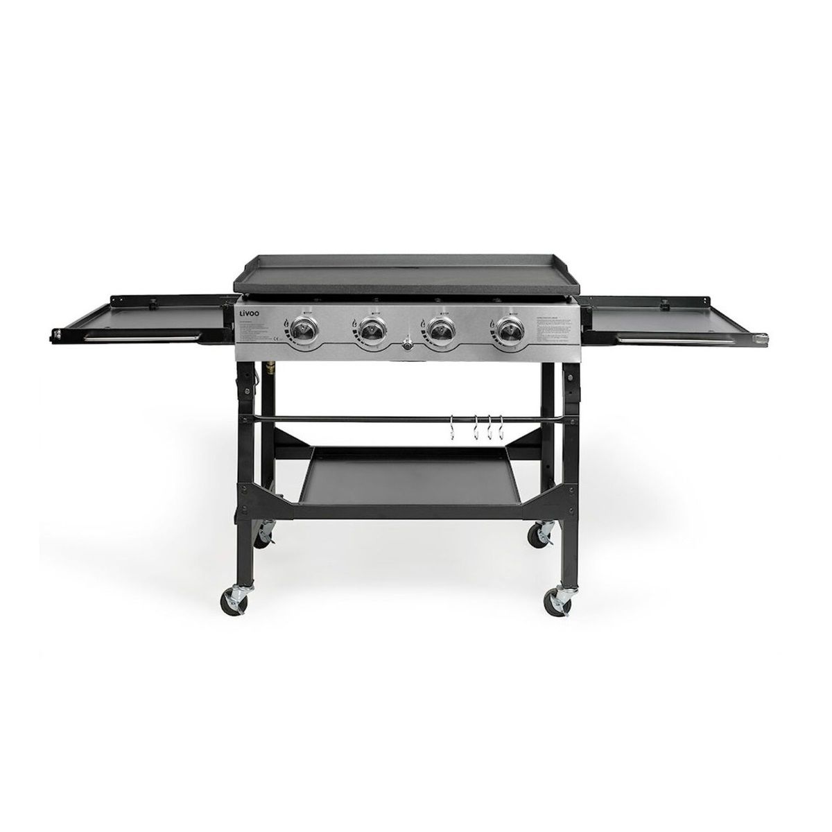 Livoo 4-Brenner-Gasgrill auf Wagen - Doc278