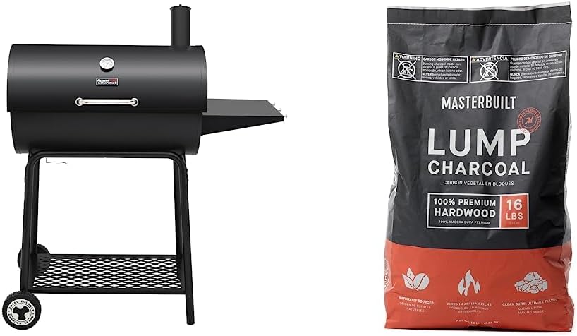 Royal Gourmet CC1830 Holzkohlegrill (76 cm) mit Beistelltisch (Modelljahr 2025). Outdoor-Grill mit 4100 cm² Grillfläche für Garten, Terrasse und Partys. Schwarz.