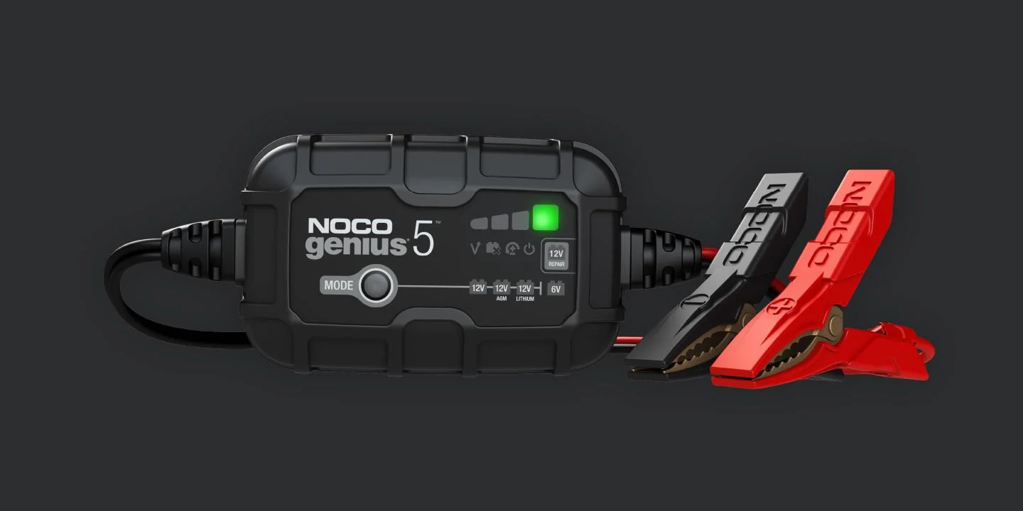 2025 NOCO GENIUS5 5 Amp motorcykelbatterioplader