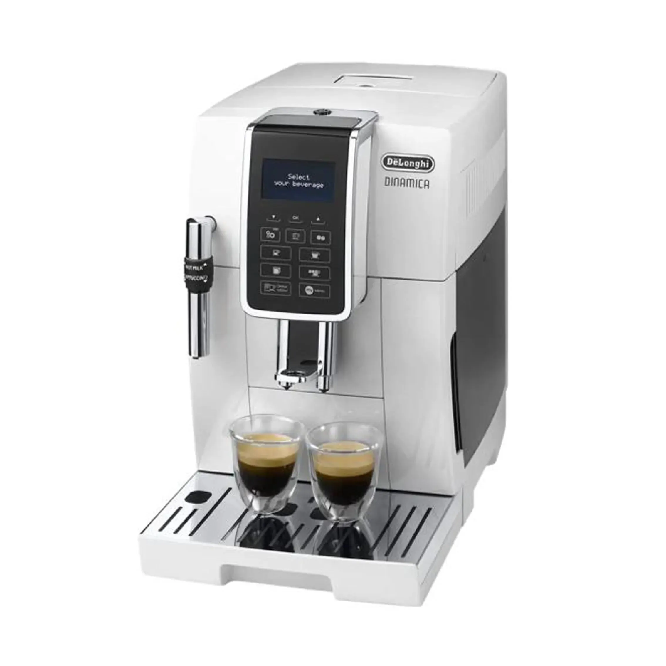 2025 DeLonghi ECAM350.35.W Hvid Automatisk Kaffemaskine