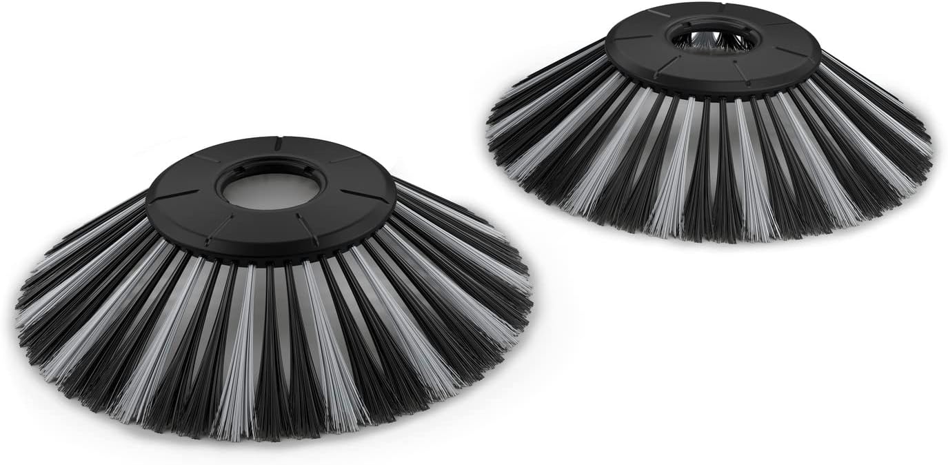 2025 S 6 Twin udendørs manuel fejemaskine – 10 gallon kapacitet – 33,9″ fejebredde – Fejer op til 32.300 kvadratfod i timen