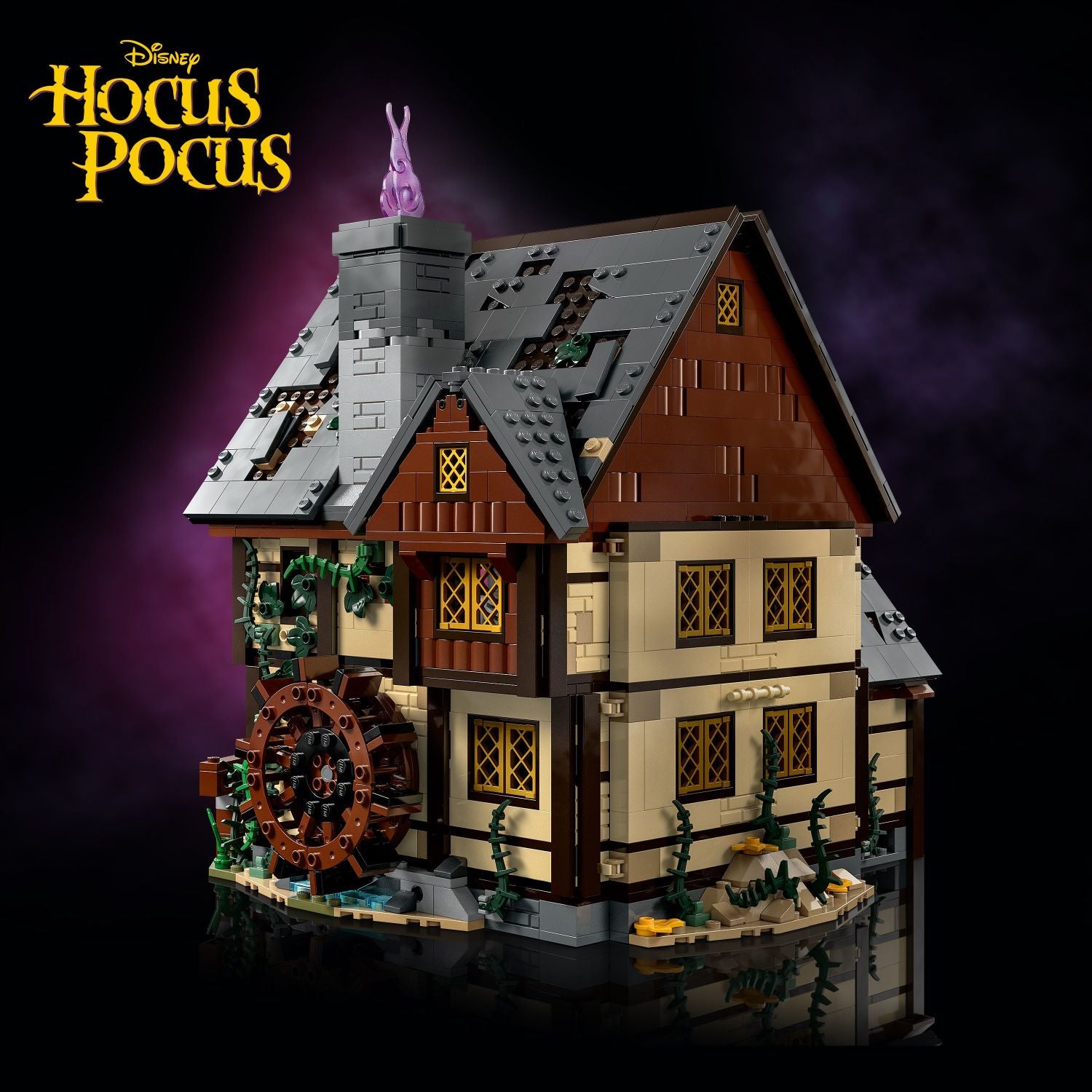 LEGO – Ideas Disney Hocus Pocus: Sanderson-søstrenes hytte byggesæt, Halloween-gave til voksne 21341