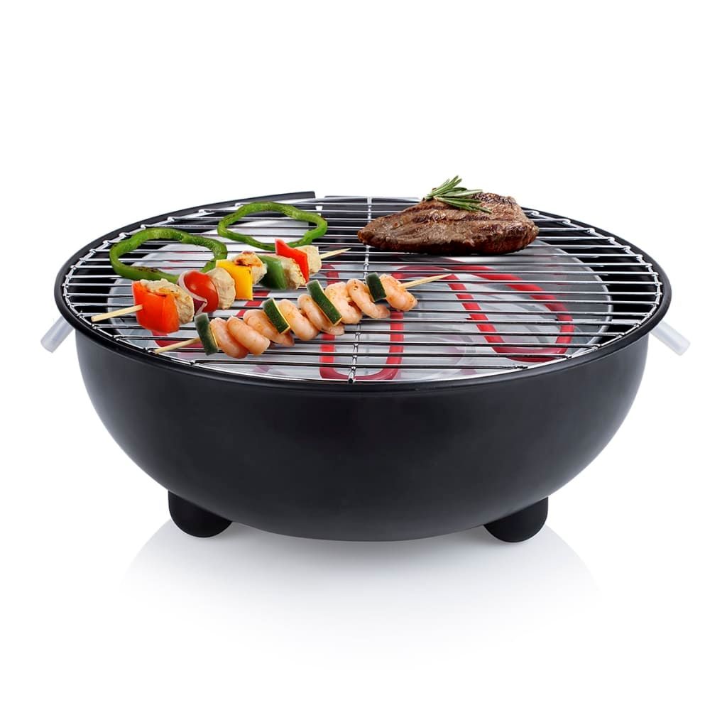 Barbecue électrique de table Bq-2880 1250 W 30 cm Noir Tristar