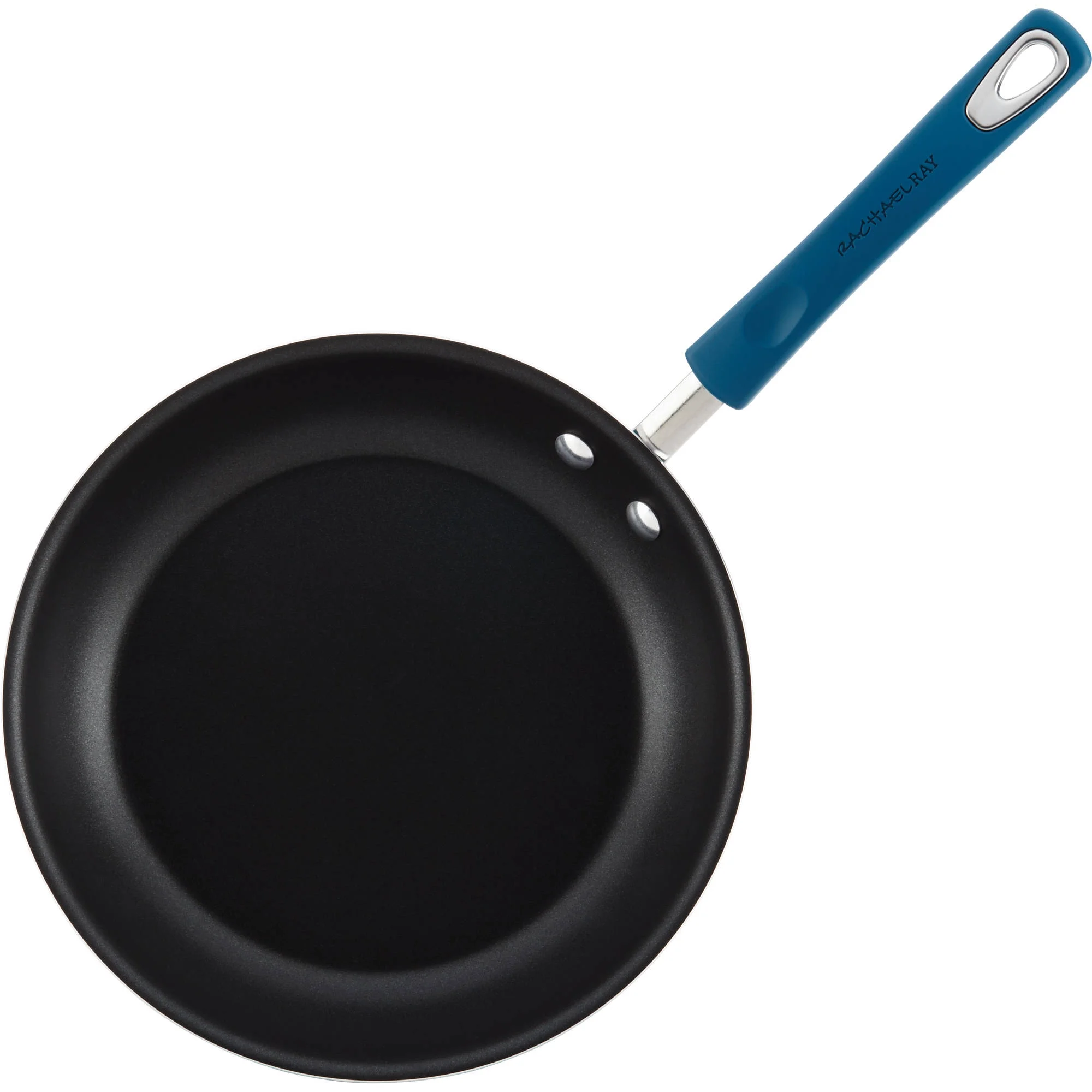Rachael Ray 15 - Piece Nonstick Pots and Pans Set/Cookware Set, Marine Blue