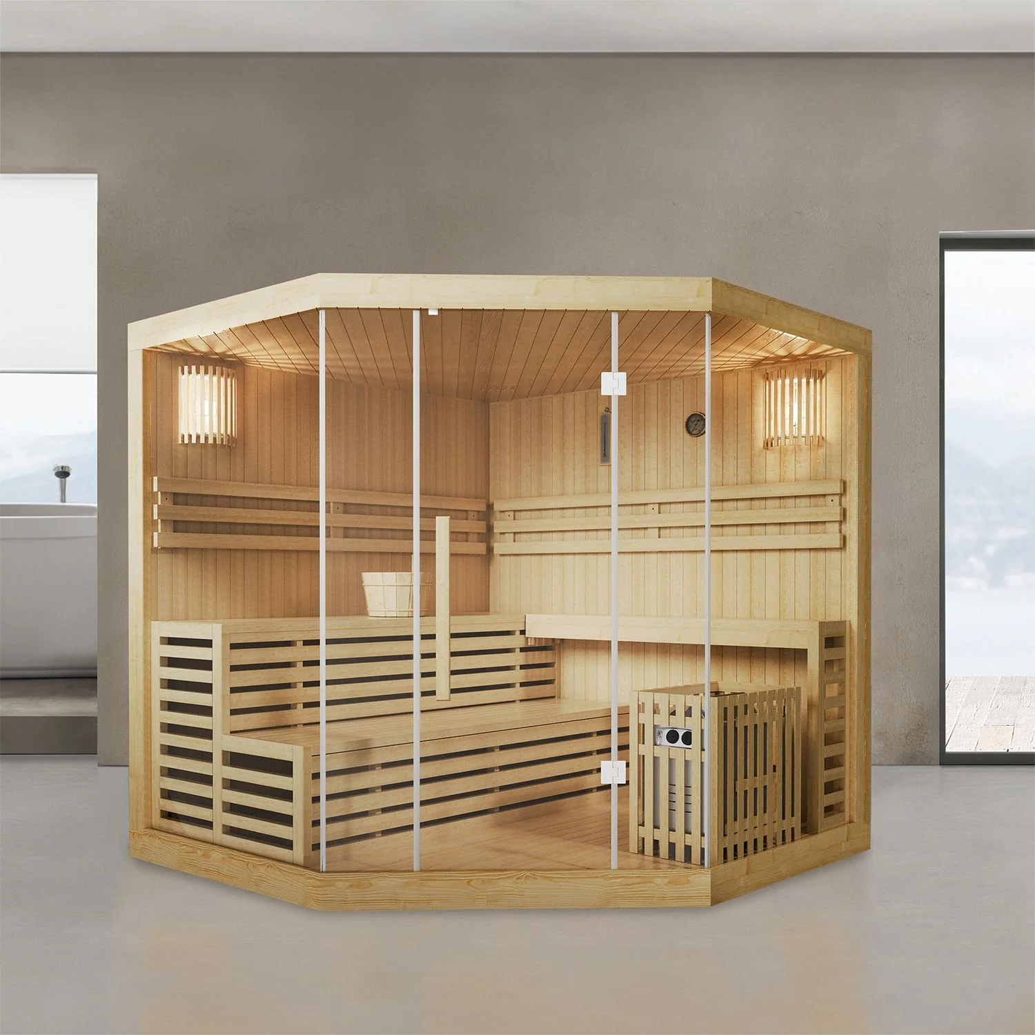 2025 Espoo 200 Premium Indoor-Sauna
