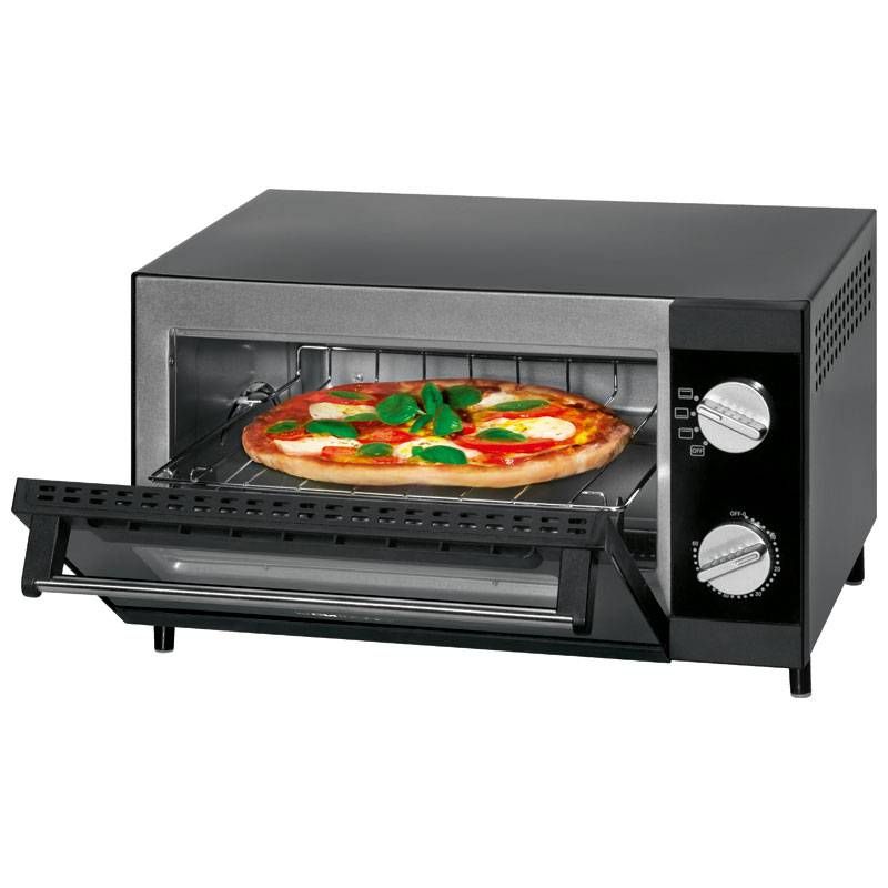 Clatronic Mpo 3520 - Bordovn, Special til Pizza, 12 L Kapacitet, 1000 W, Sort