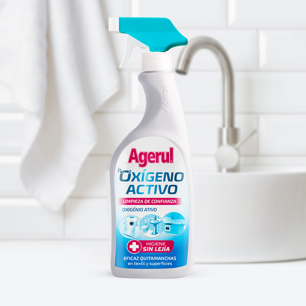 Oxygène actif avec pulvérisateur