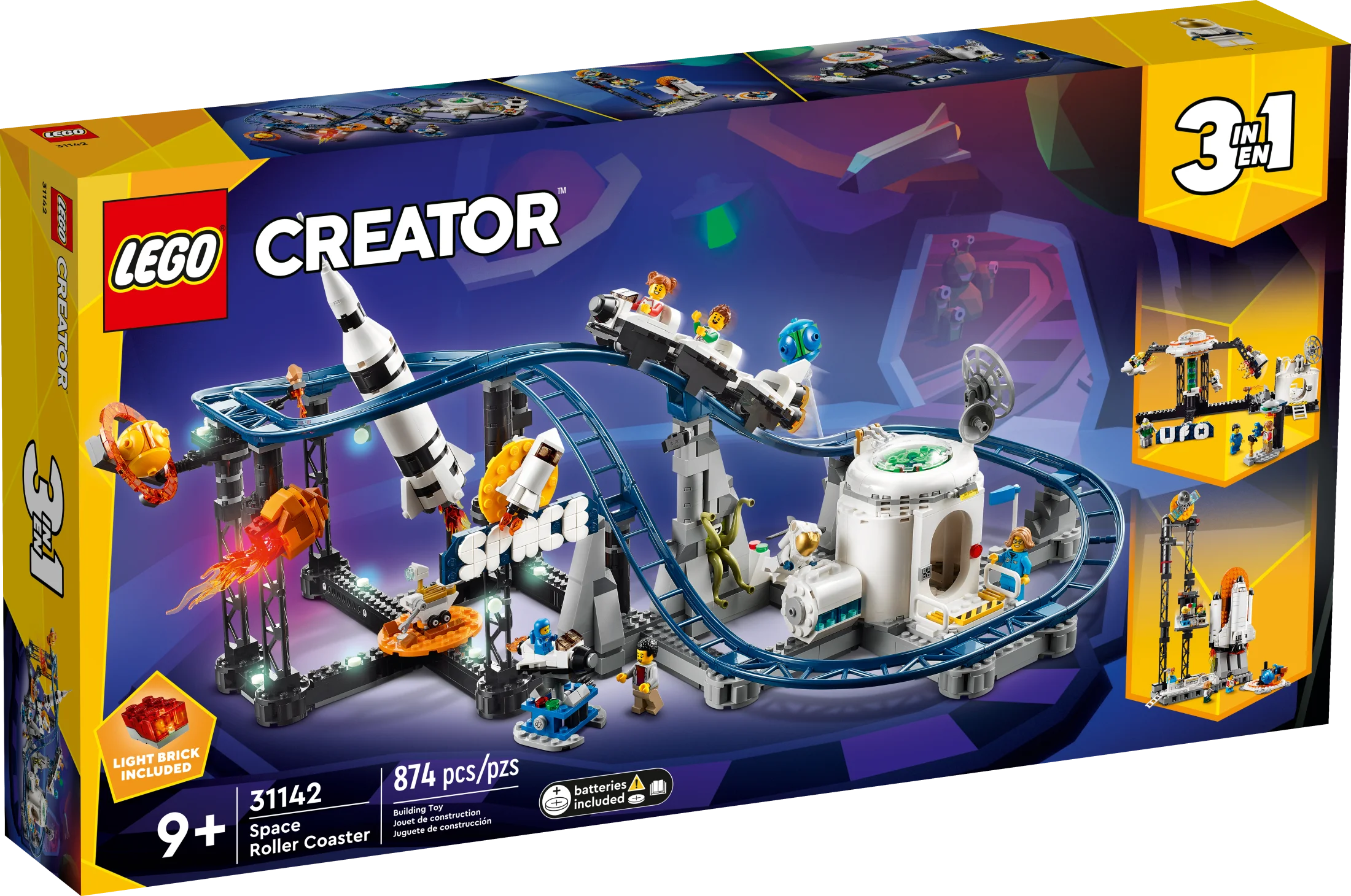 LEGO Creator Space Coaster 3-en-1, parc d