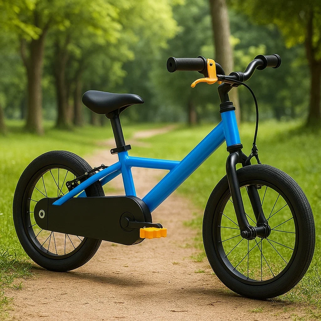 Vélo enfant bleu 14 pouces, adapté aux enfants de 4 à 6 ans - RzeTjFxe11RS