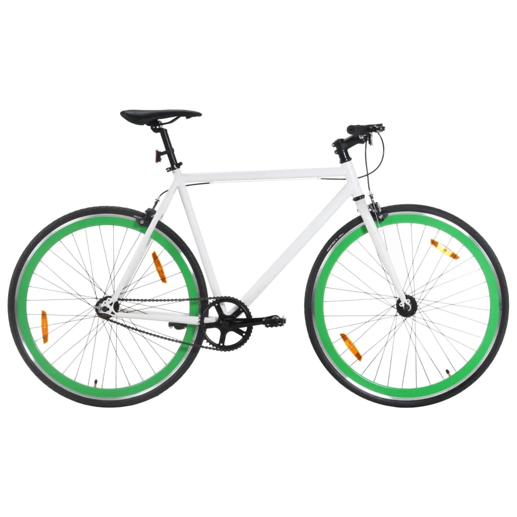 2025 Hvid og Grøn Fixed Gear Cykel 700c 55cm V68
