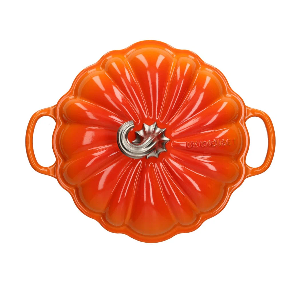 2025 Le Creuset - Cocotte / bradepande Signature Pumpkin Orange 24 cm 3,7 l