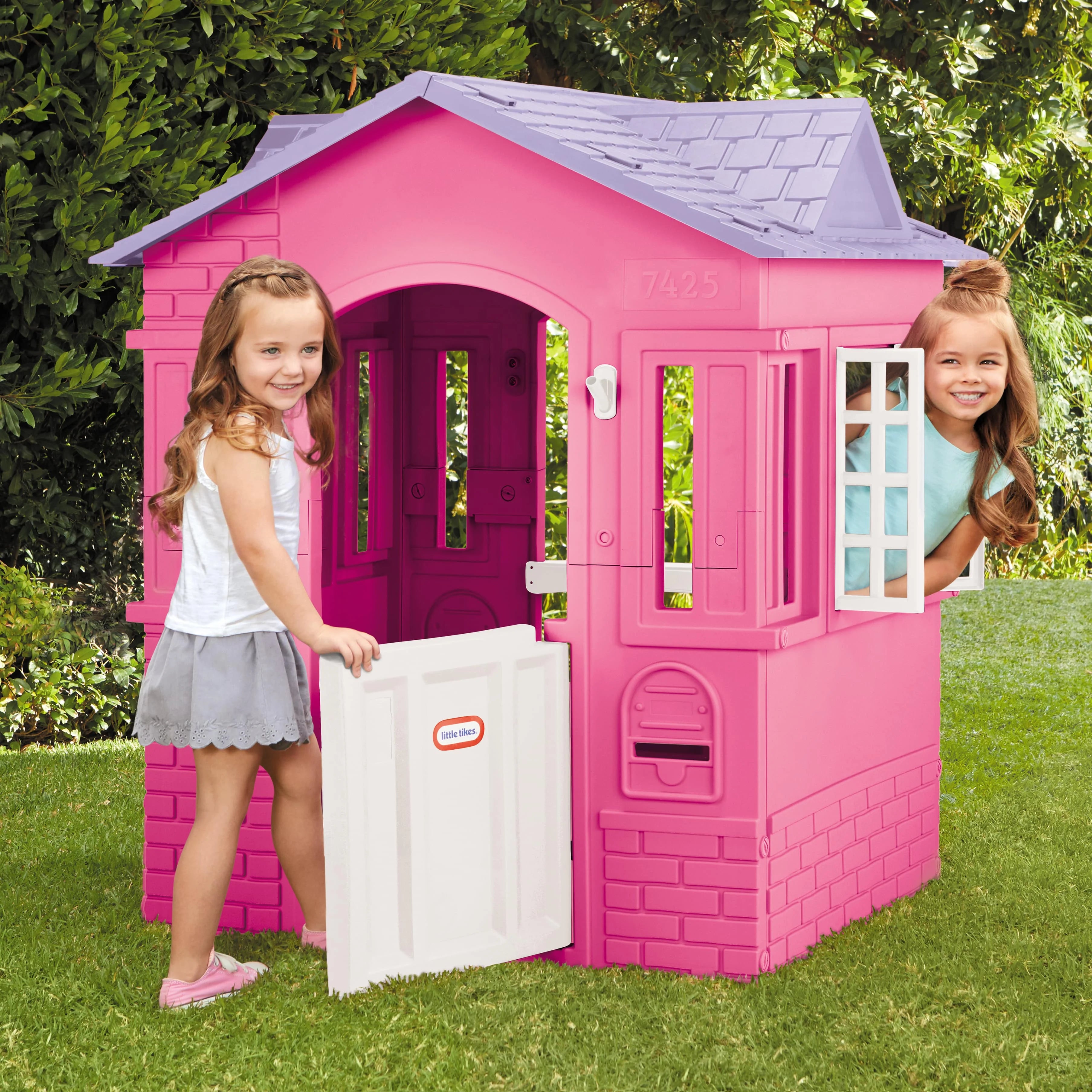 Little Tikes Cape Cottage, rose – Maisonnette pour filles et garçons de 2 à 8 ans