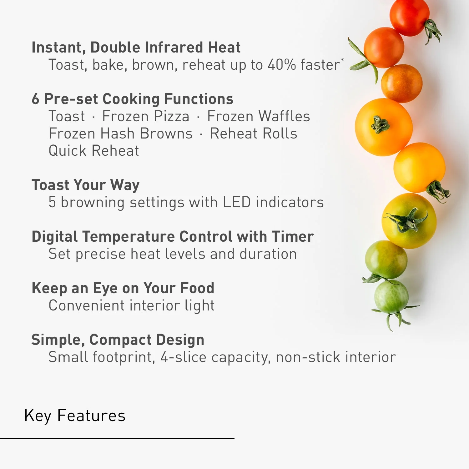 Panasonic Flashxpress 1300 W 4 - Slice Countertop Toaster Oven