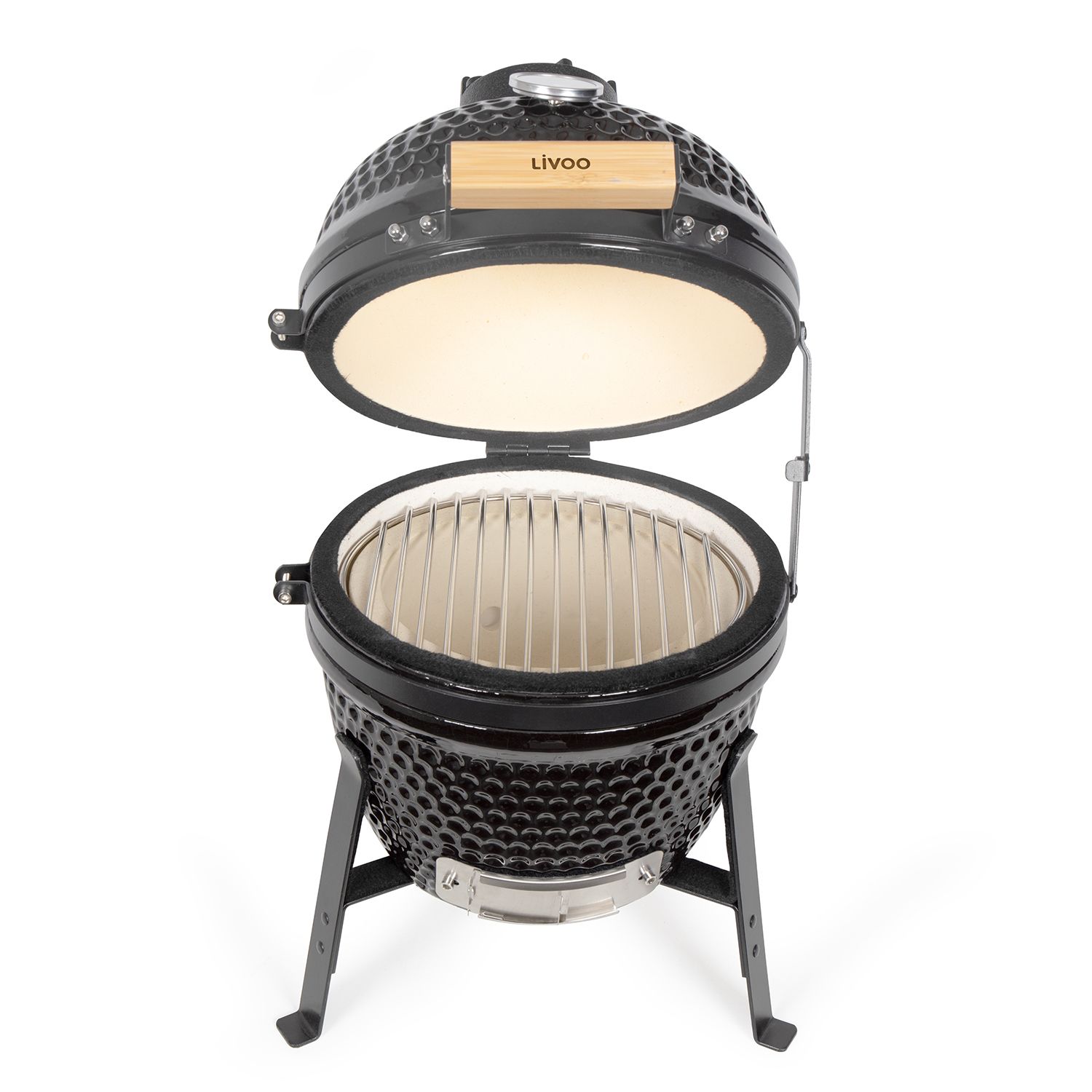 Livoo 27cm Keramik-Holzkohlegrill - Doc283