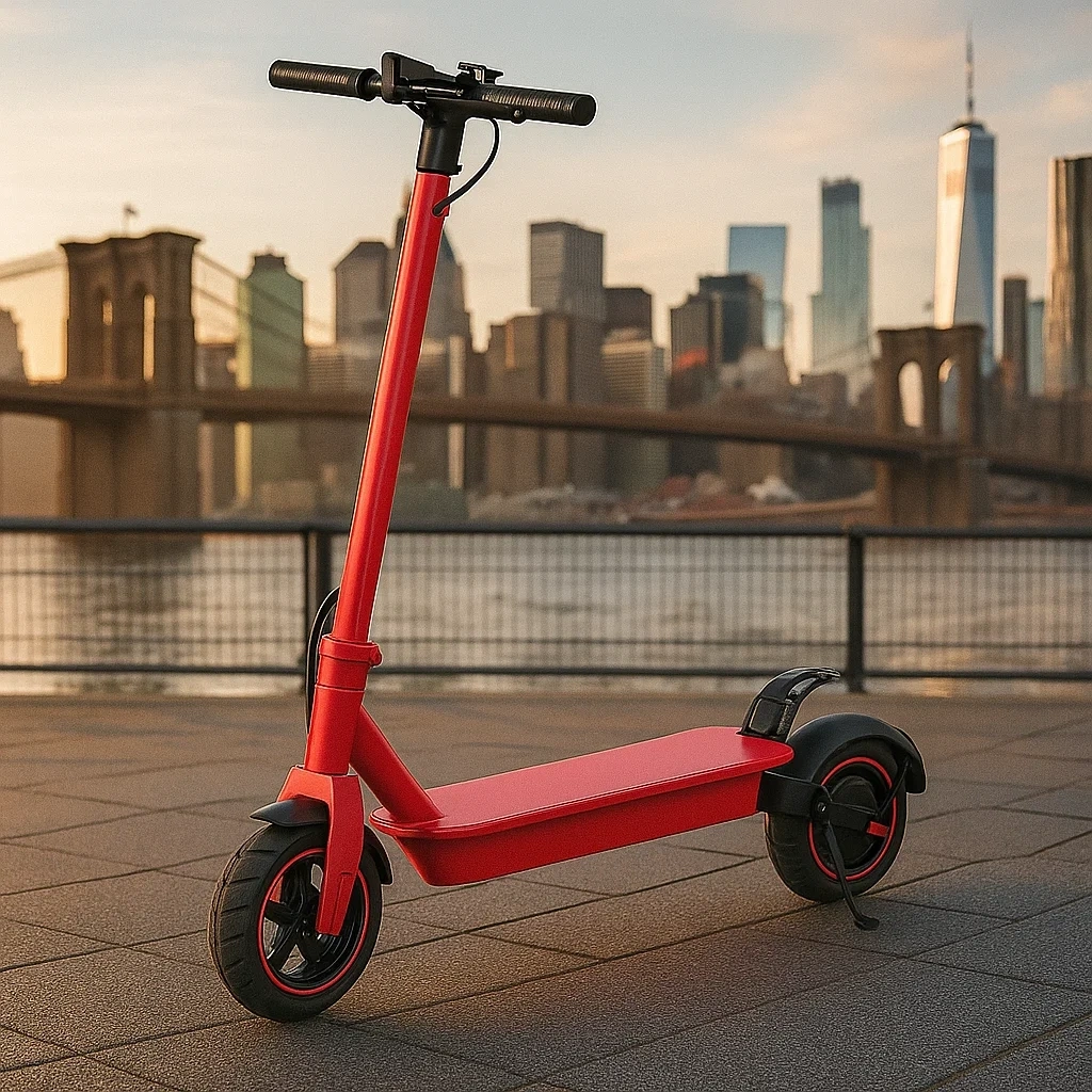 Trottinettes pour enfants rouges de 6 à 12 ans - RnHMIVuL55By