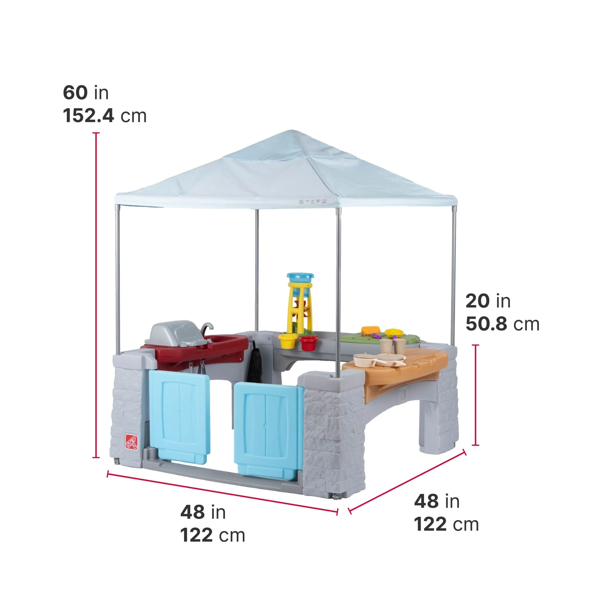 Versatile Play Pavilion™ – Udendørs legeområde med sand- og vandstation