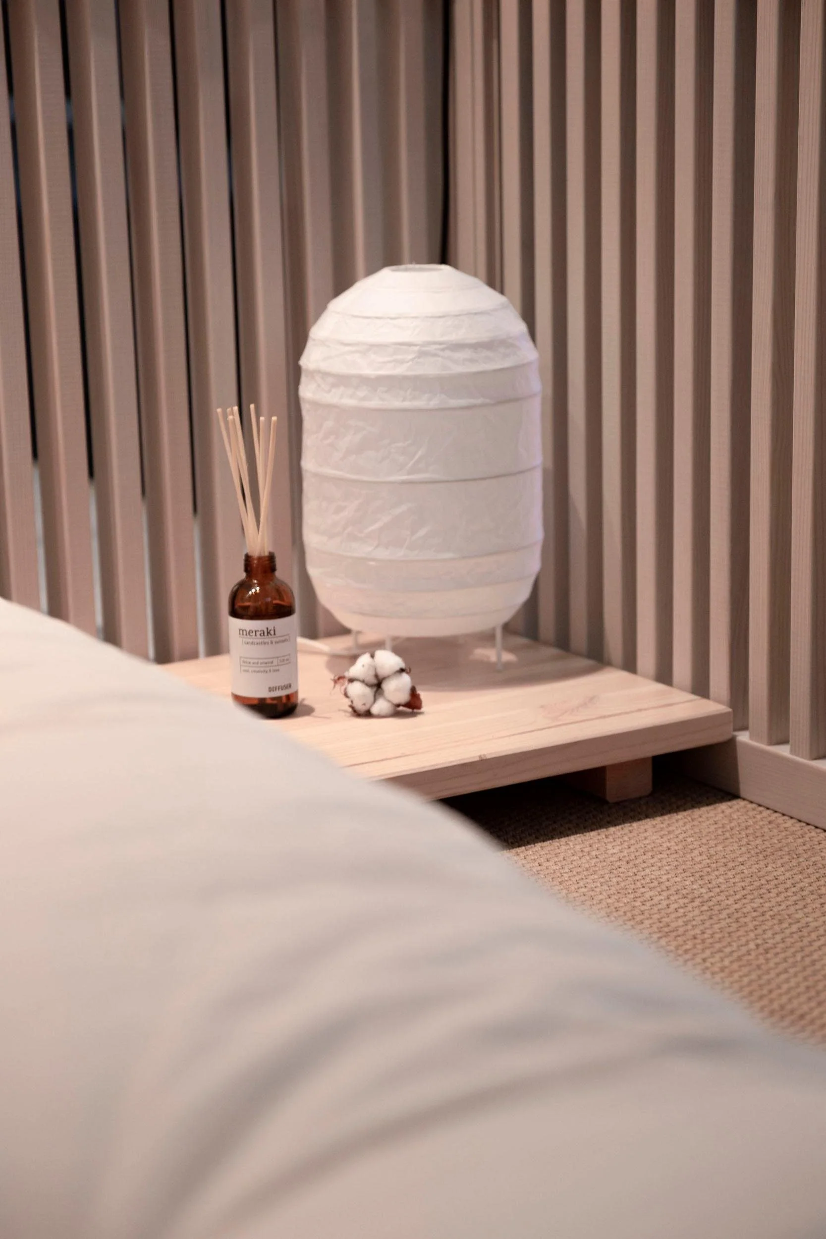 Lot de 2 tables de chevet Karup Design Dock en bois de pin, 45x34 cm