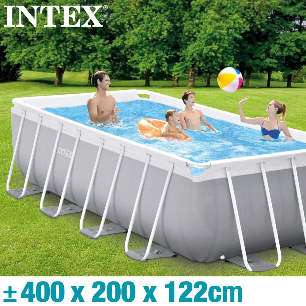Piscine rectangulaire amovible Intex Prism Frame avec purificateur