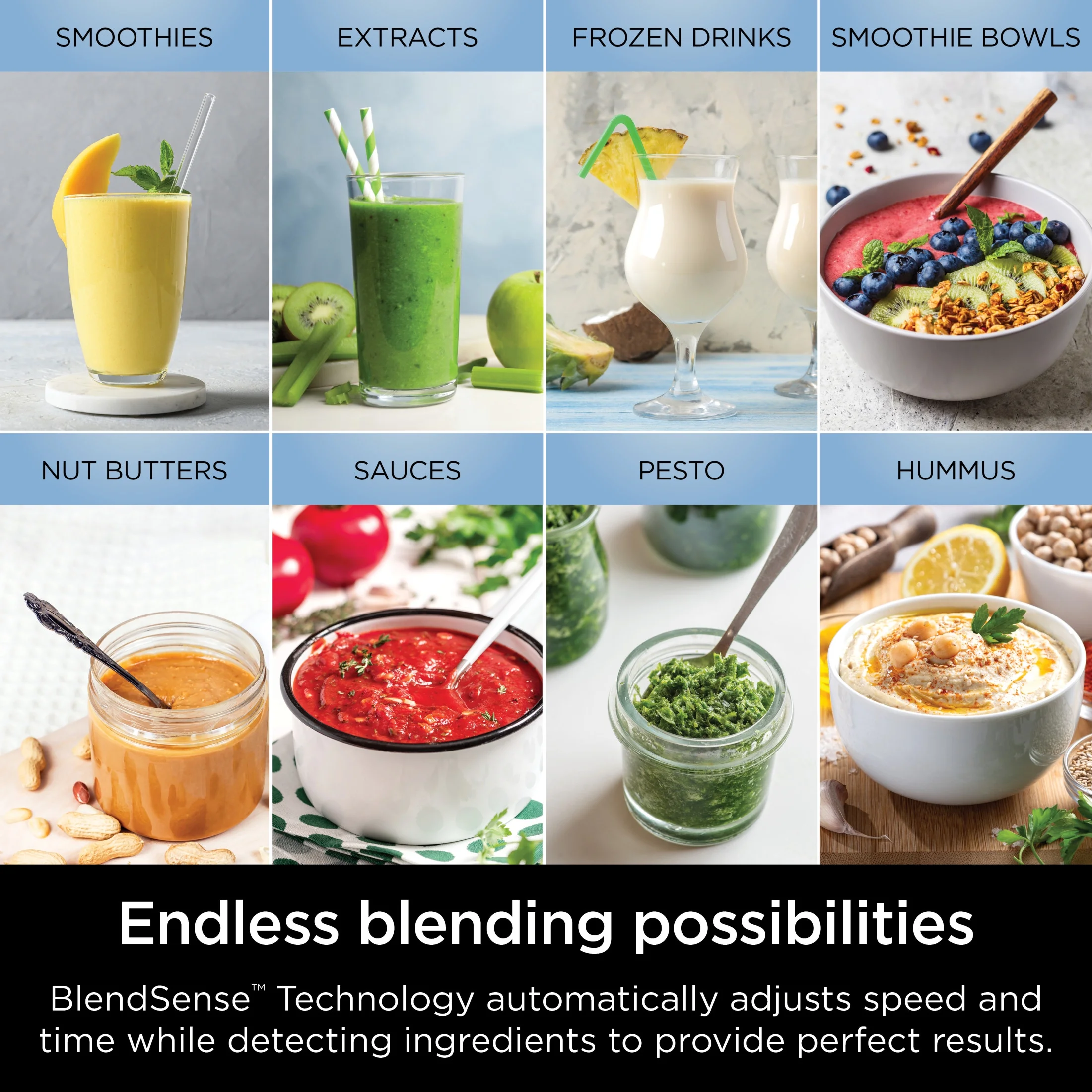 Ninja Detect Power Blender with Blendsense Technology, 72 oz. Pitcher