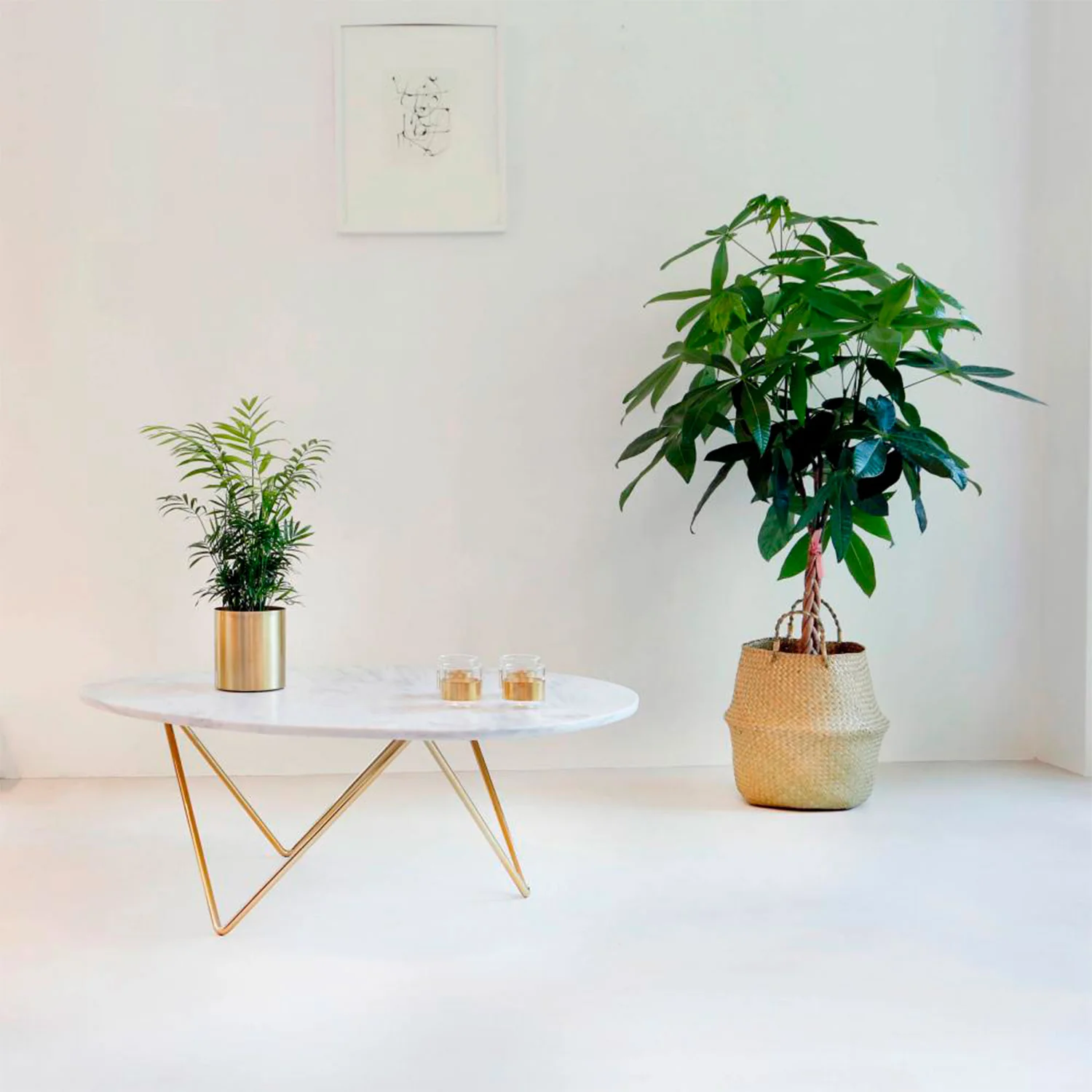 Louis Retro Marmor Sofabord