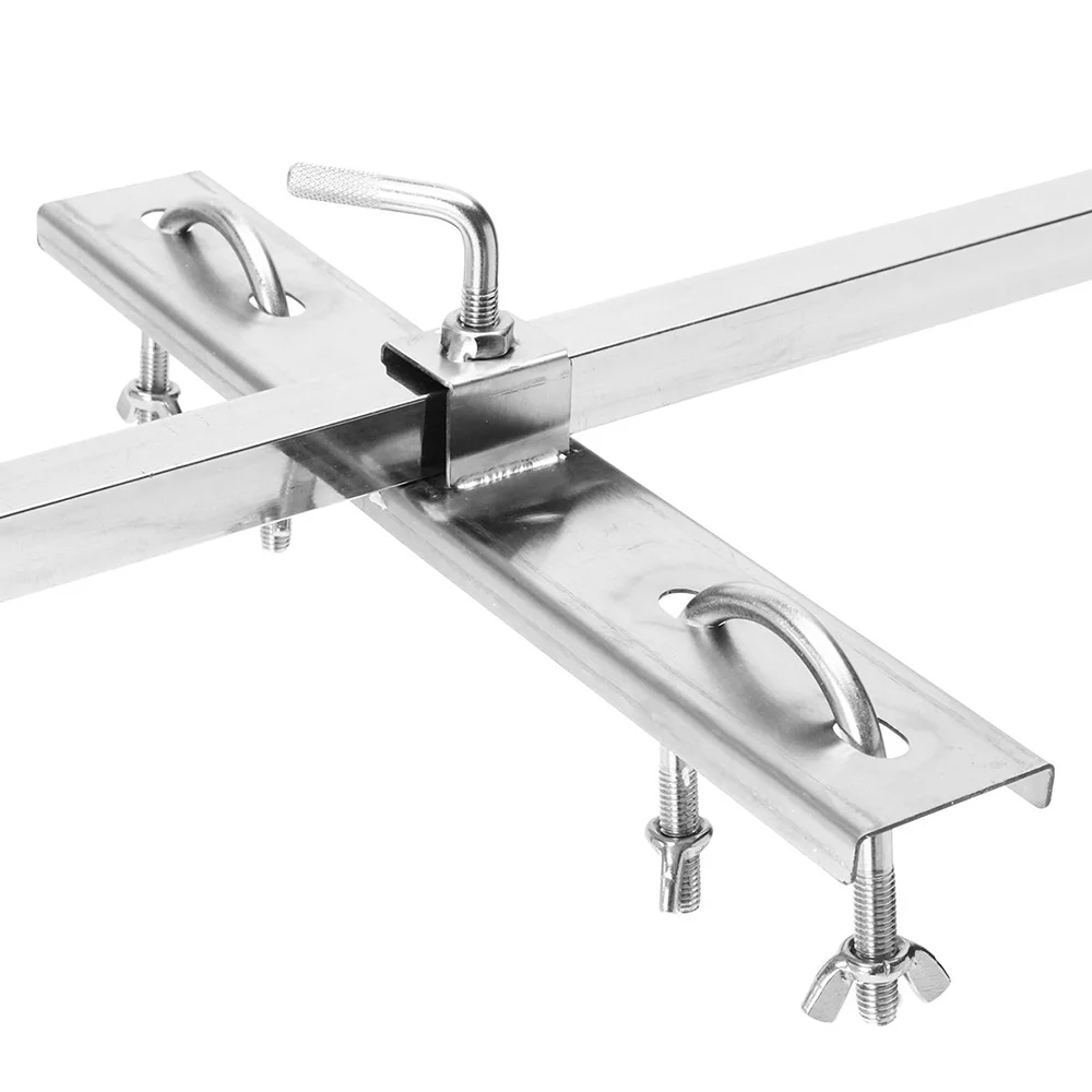 INTSUPERMAI roterende spyd i rustfrit stål med stativ, elmotor og 40 kg kapacitet til lam