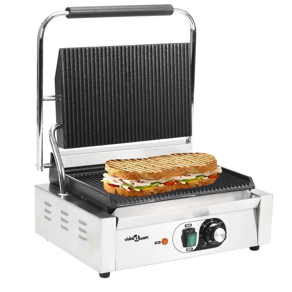 Grill mit Rippchen 2200 W 43x30,5x20 cm Vidaxl