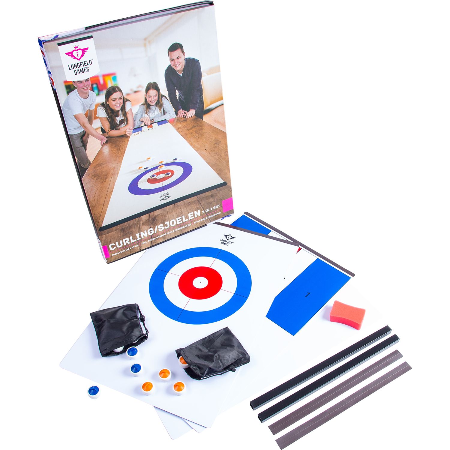 Jeu de curling et de palets de Longfield