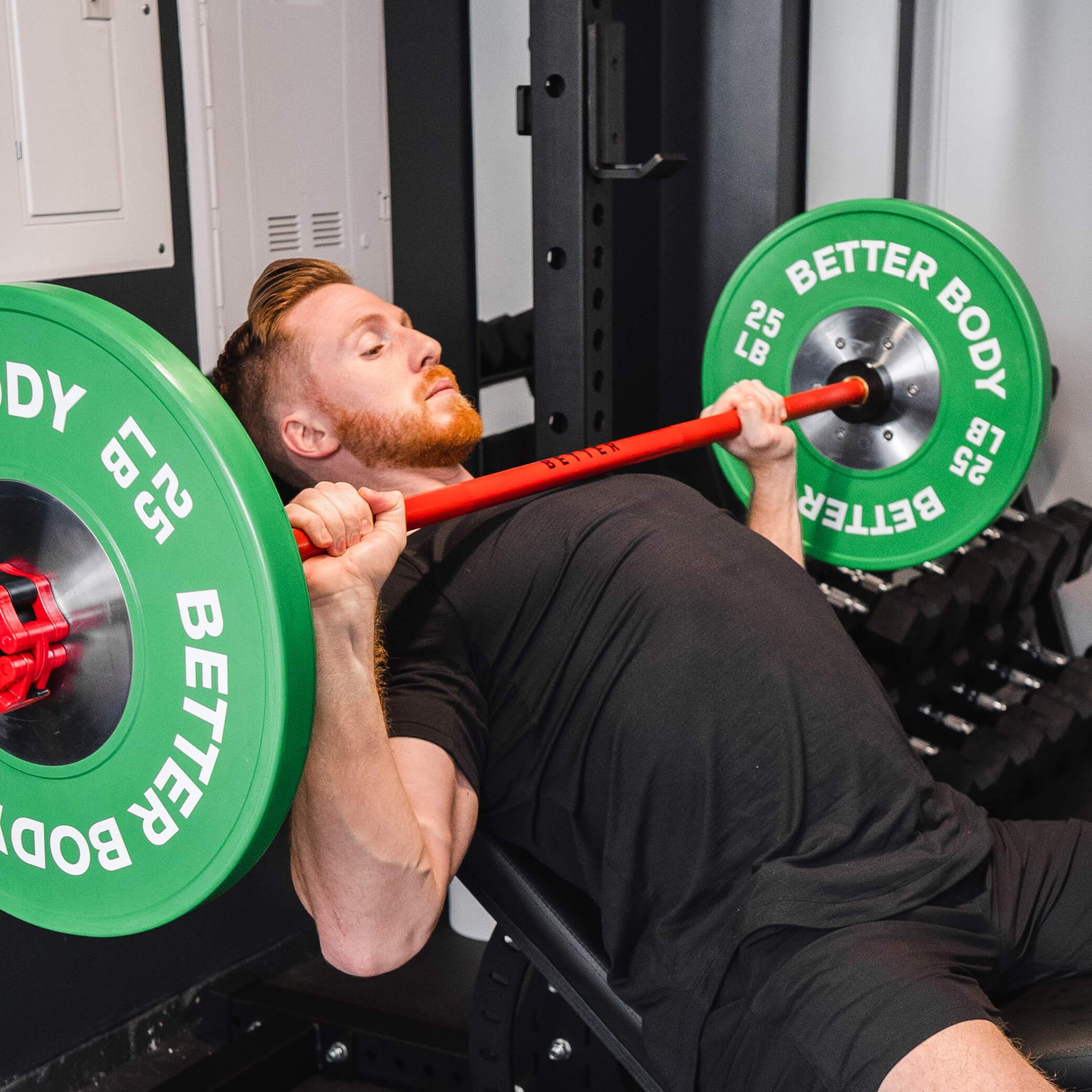 Powerpakke med Incline Squat Rack | Konkurrenceskiver 10-55 lbs