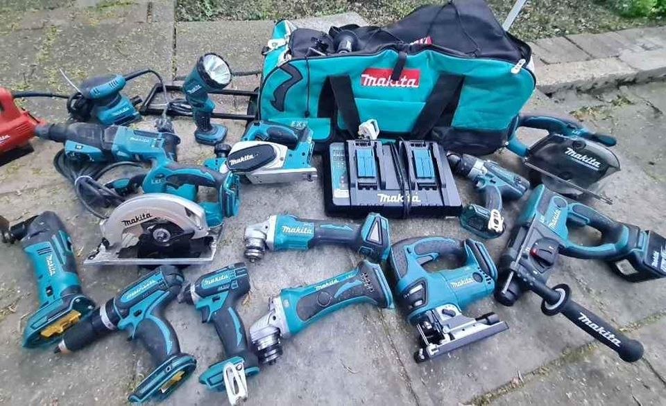 MAKITA 18V TOOLS SET ON GOOD CONDITION WORKING ALL CAN BE SELL TOGETHER OR SEPARATELY.