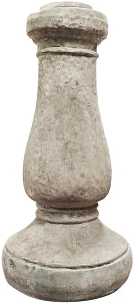Solid Rock Stoneworks Oval 2 Piece Birdbath - 24" Tall - Pre - Aged