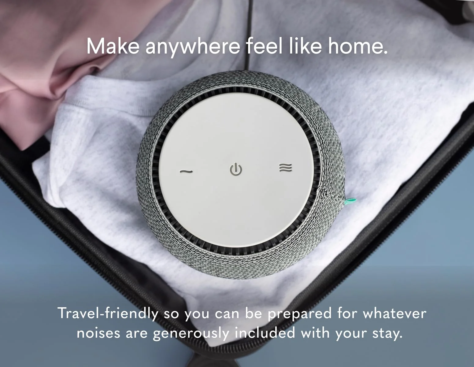 SNOOZ Smart White Noise Machine with Real Fan Inside