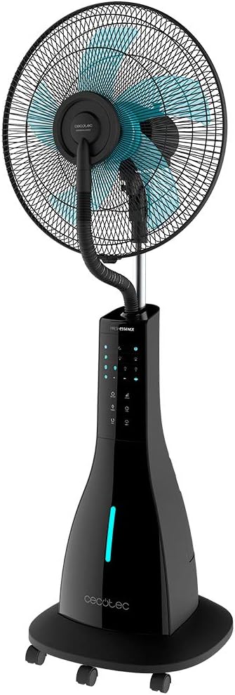Cecotec EnergySilence 490 vandtågeventilator med fjernbetjening, 90W, 16" diameter, 5 blade, 2,8L tank, 7,5 timer, LED-indikator og oscillation