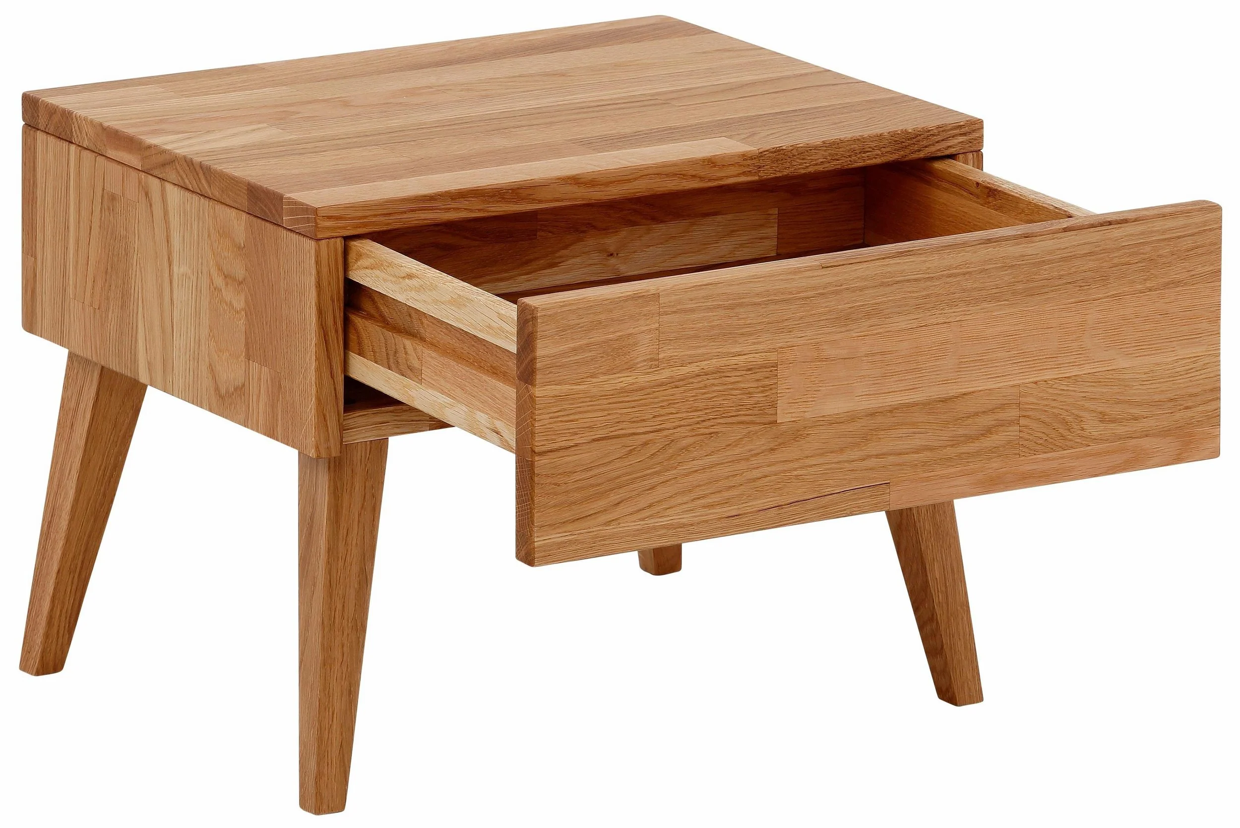 Table de chevet Natali en chêne 35x35 cm