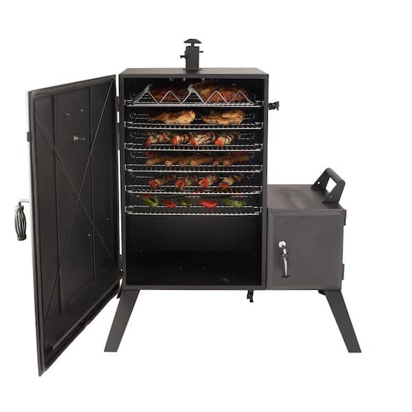 Vertical Wide Body Offset Charcoal Smoker