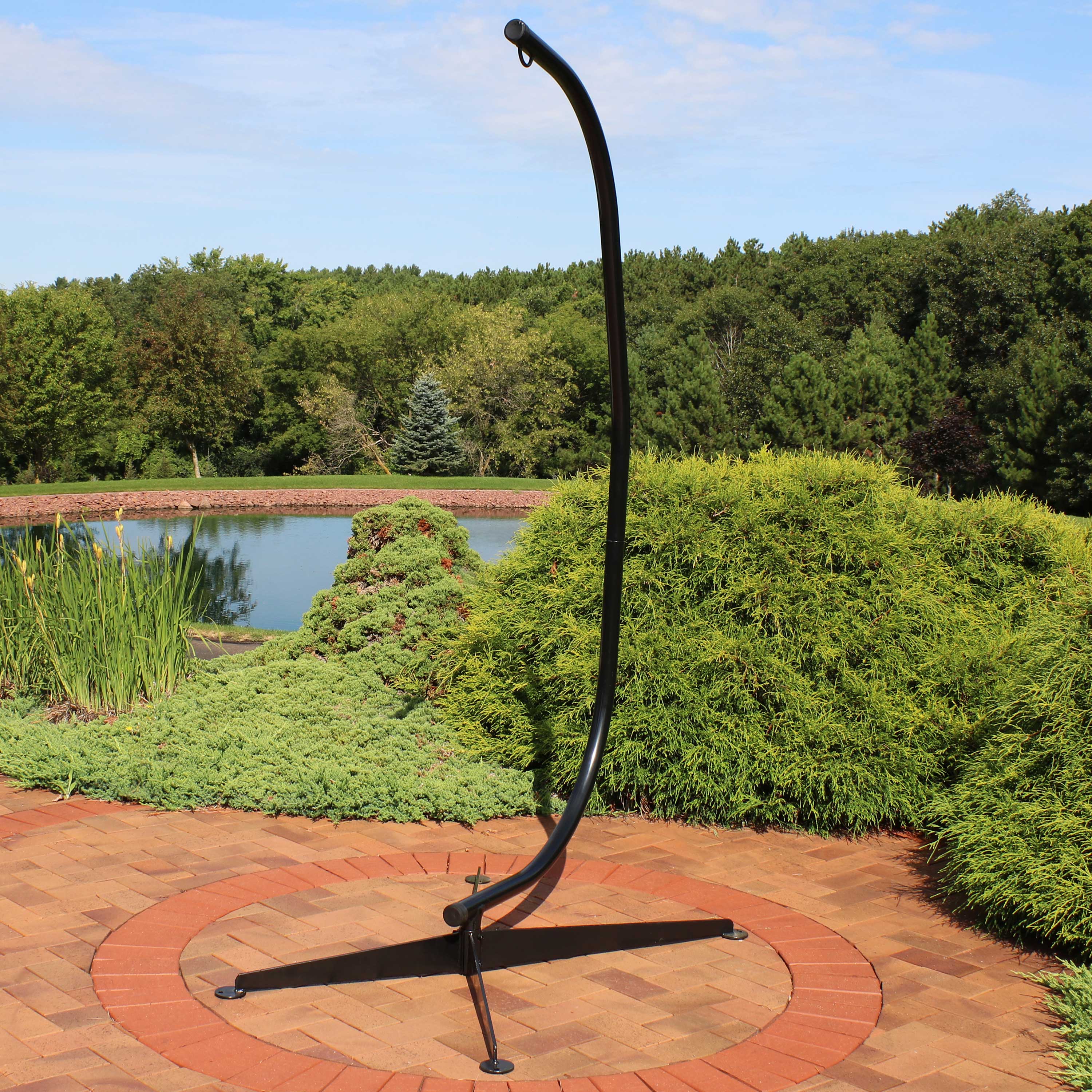 2025 Sunnydaze Hængende C-Stand til Hængende Hængekøjestol