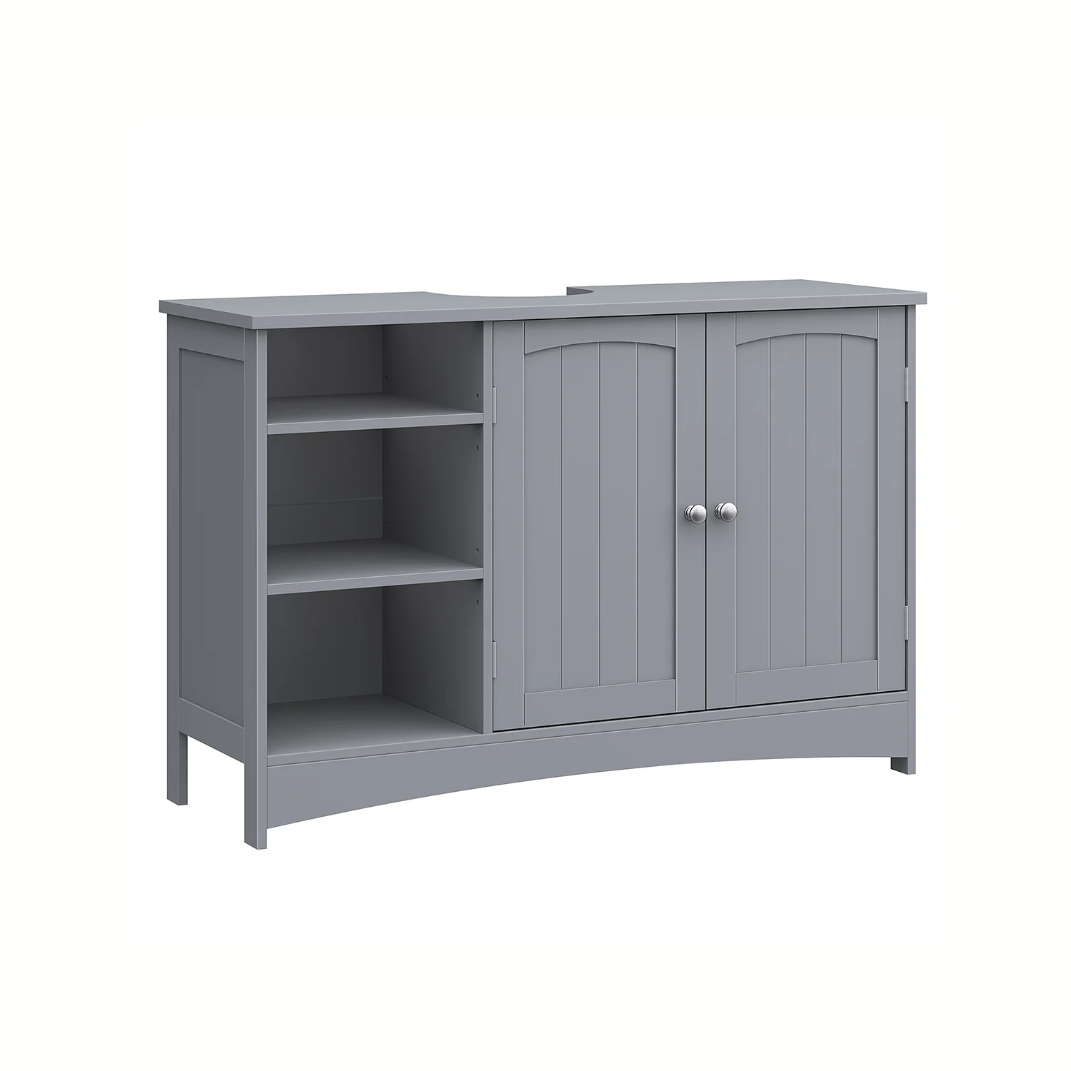 Meubles de salle de bain sous lavabo à compartiments ouverts