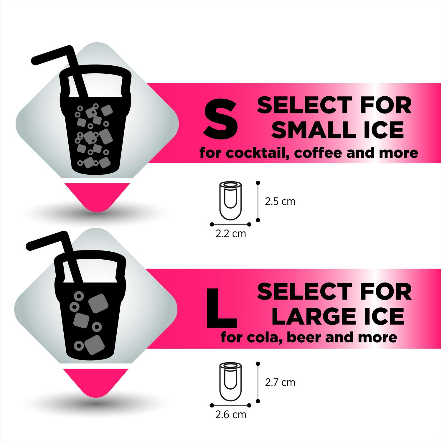 2025 Frigidaire – Tragbarer Eiswürfelbereiter für die Arbeitsplatte (11,8 kg) – Silber (Modell EFIC108)