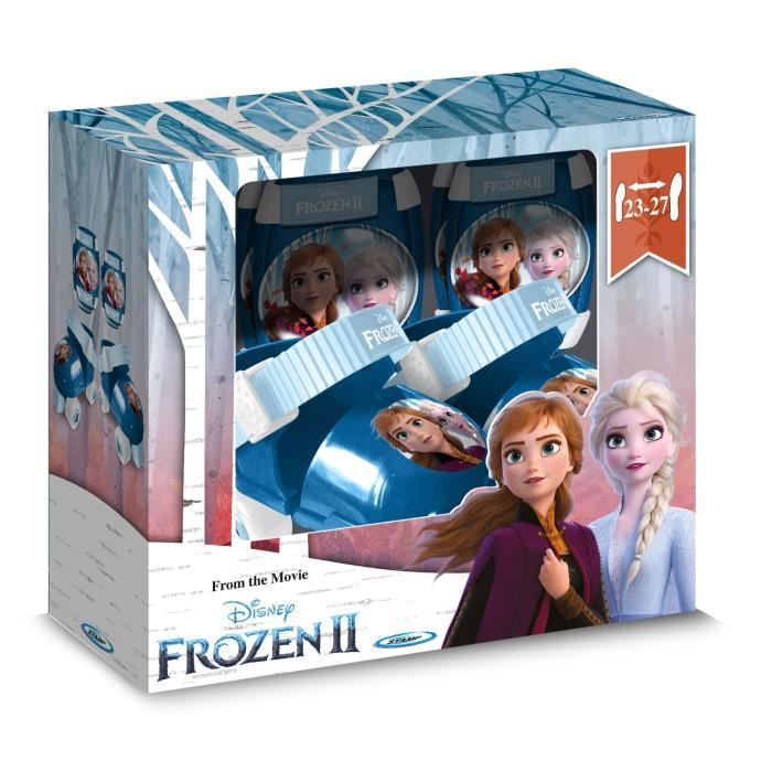 Ensemble de patins + coudières et genouillères Frozen II