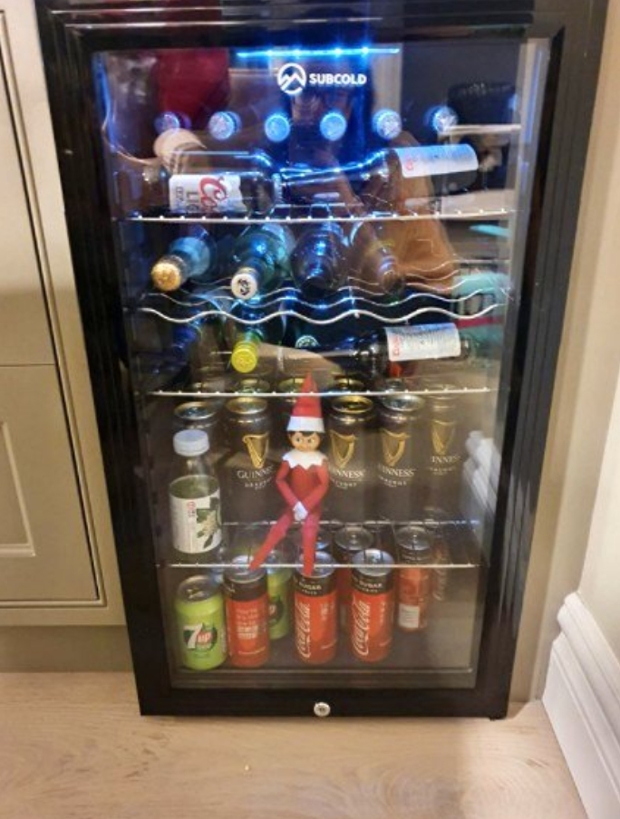 Subcold Super85 LED – Under-Counter Fridge | 85L Beer, Wine & Drinks Fridge | LED Light + Lock and Key | Energy Efficient (Silver, 85L) [Energy Class E]