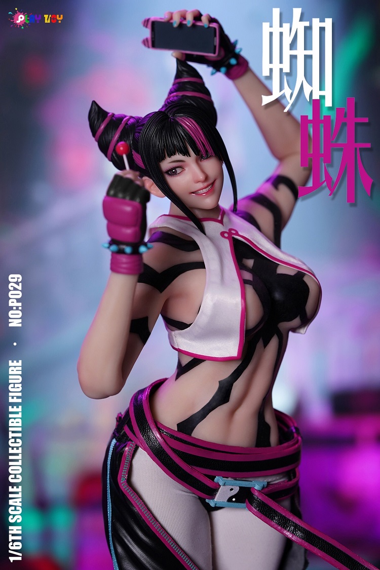 (Pre-Order)Play Toy 1/6 Spidy Agent Cosplay Juri 12 Inch Realistic Figure P029