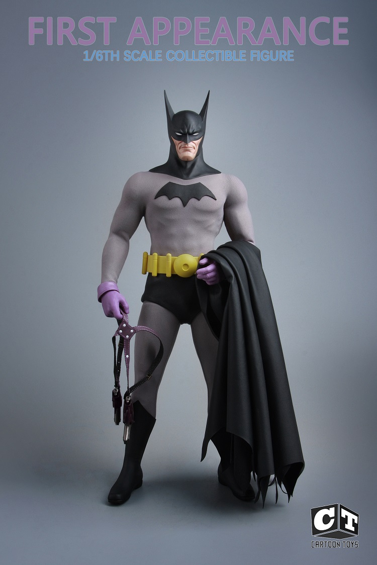 (Pre-order)Cartoon Toys Batman 1/6 First Appearance 12 Inch Realistic Figure CT01