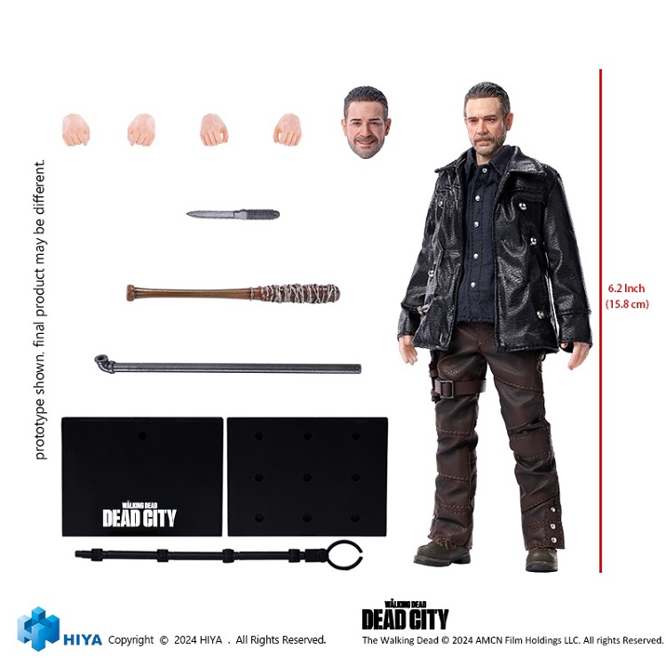 (In Stock)HIYA Toys The Walking Dead 1/12 Negan 6 Inch Action Figure