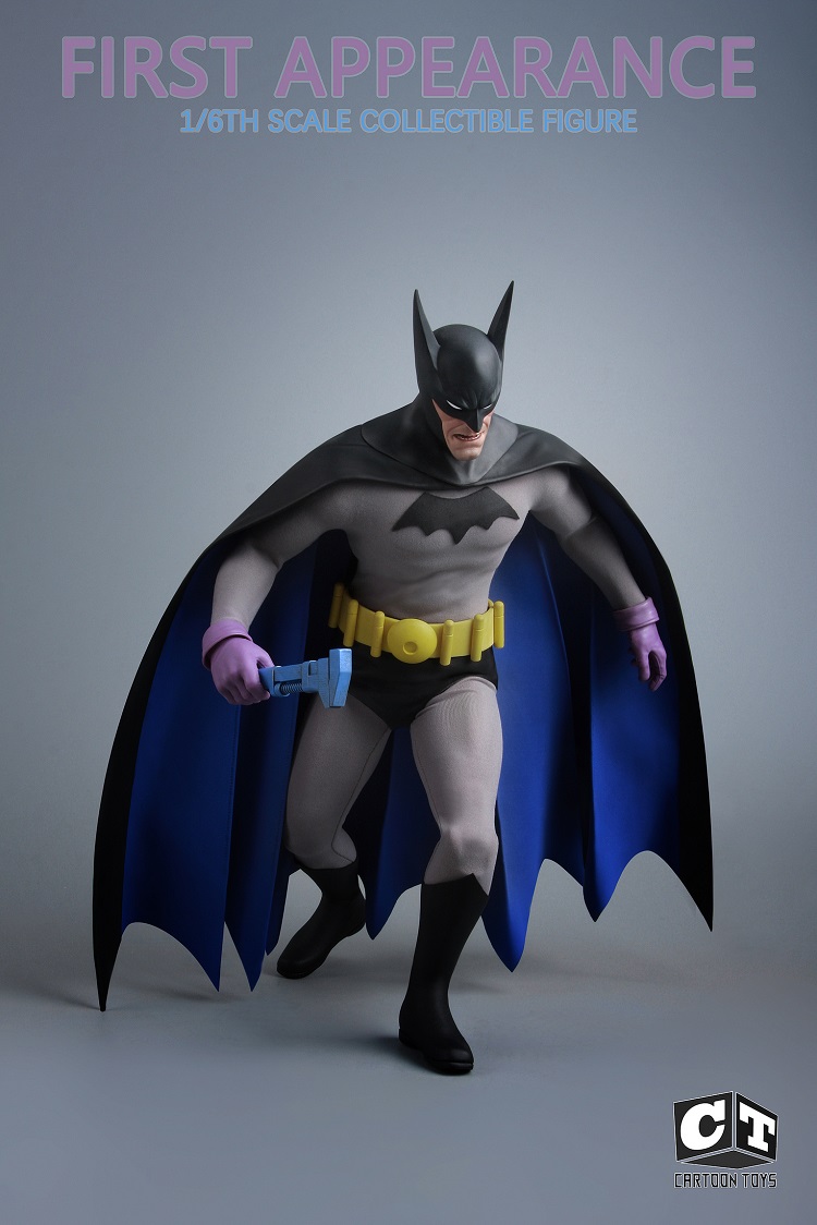 (Pre-order)Cartoon Toys Batman 1/6 First Appearance 12 Inch Realistic Figure CT01