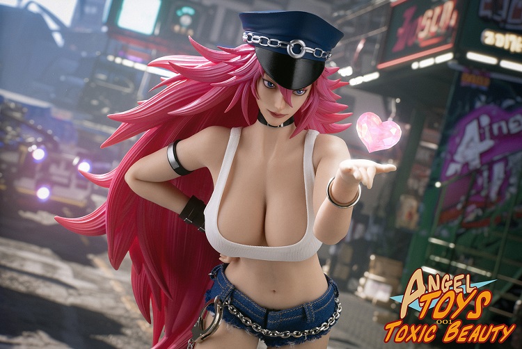 (Pre-Order)Angel Toys Street Fighter Poison Roxy 1/6 Toxic Beauty 001