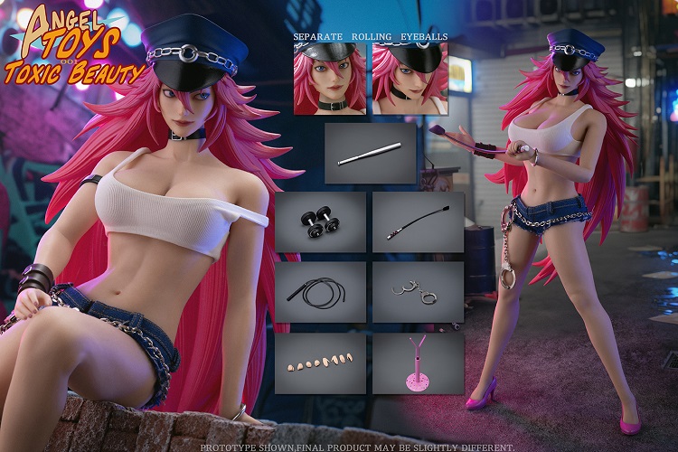 (Pre-Order)Angel Toys Street Fighter Poison Roxy 1/6 Toxic Beauty 001