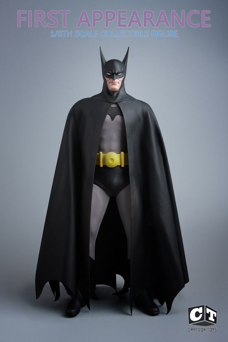 (Pre-order)Cartoon Toys Batman 1/6 First Appearance 12 Inch Realistic Figure CT01