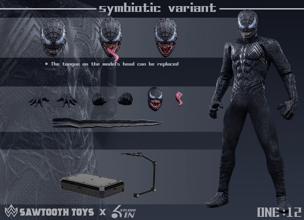 (Pre-order)Sawtooth Toys 1/12 Symbiote 6 Inch Action Figure STM-20251