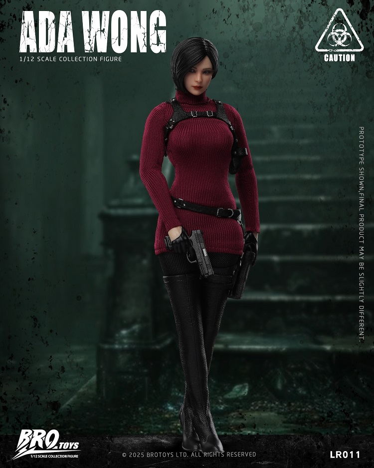 (Pre-order)Brotoys Resident Evil 1/12 Ada Wong Female Spy 6 Inch Action Figure LR011
