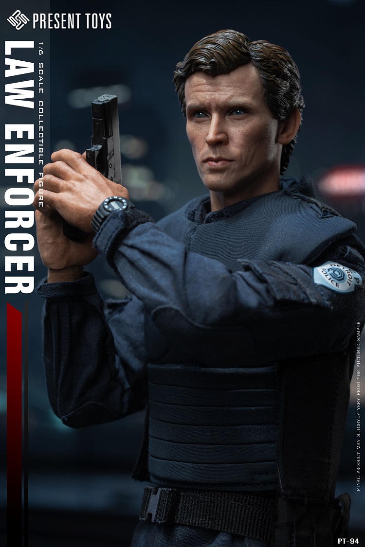(Pre-order)Present Toys 1/6 Scale Law Enforcer 12 Inch Realistic Figure PT-SP94