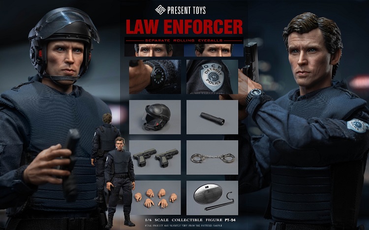 (Pre-order)Present Toys 1/6 Scale Law Enforcer 12 Inch Realistic Figure PT-SP94